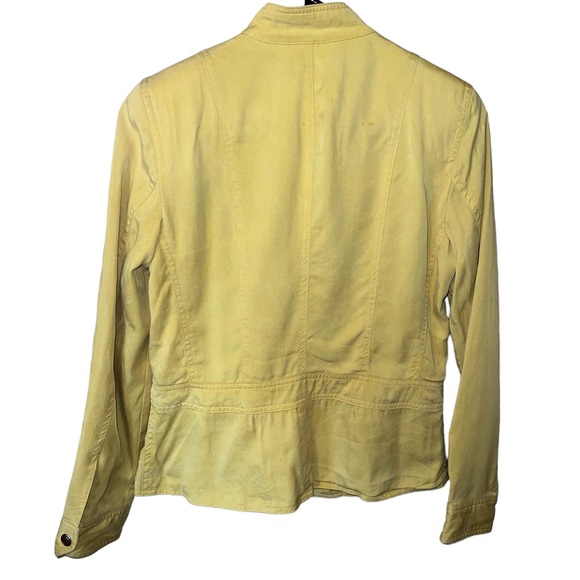 Vintage Newport News Blaze News Yellow 100% Cotton Jacket - Picture 2 of 5